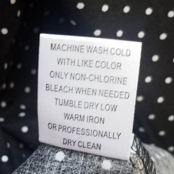 Grand & Greene Black w/White Polka Dot Shirt L - Picture 7 of 8